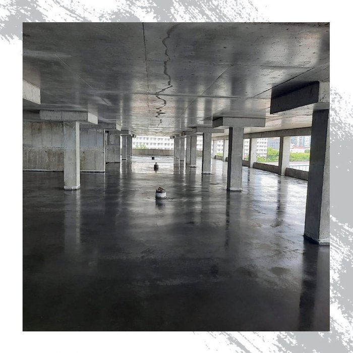 Обустройство паркинга МФК «Бурный Сити» материалами REFLOOR®