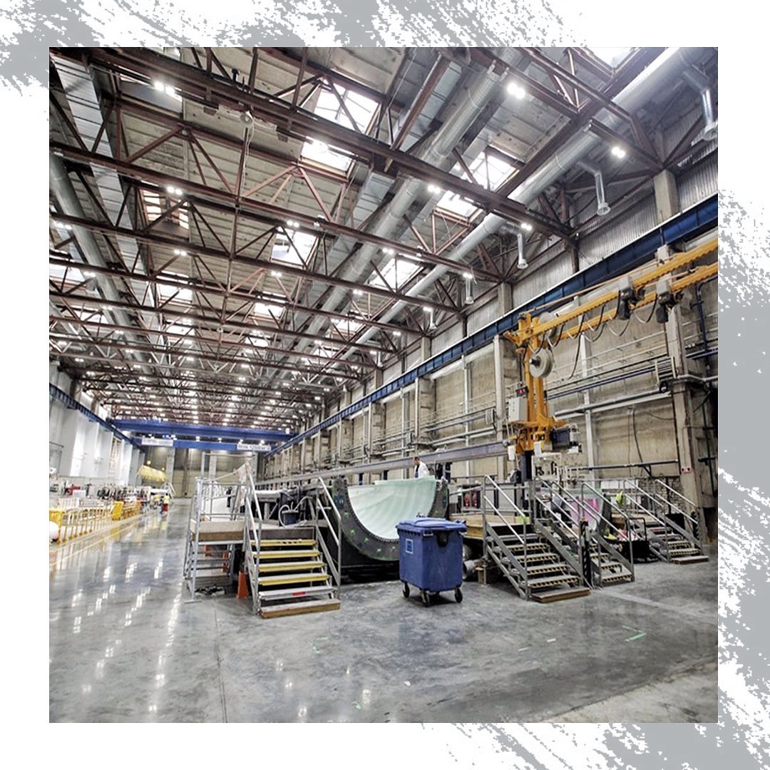 Refloor® – надежные полы для «Завода по производству лопастей для ветровых турбин «Вестас»