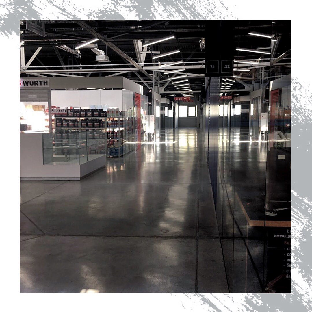 Проверено временем - материалы Refloor®️ для упрочнения пола в автоцентре AVTODOM (Алматы)