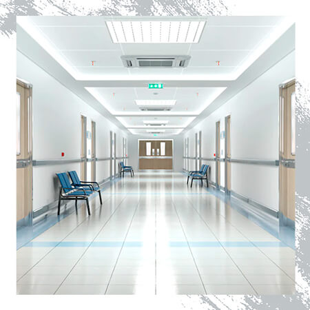 Сферы применения наливных полов в больницах