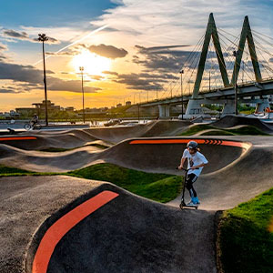 Купить наливной пол в Екатеринбурге для экстрим-парка