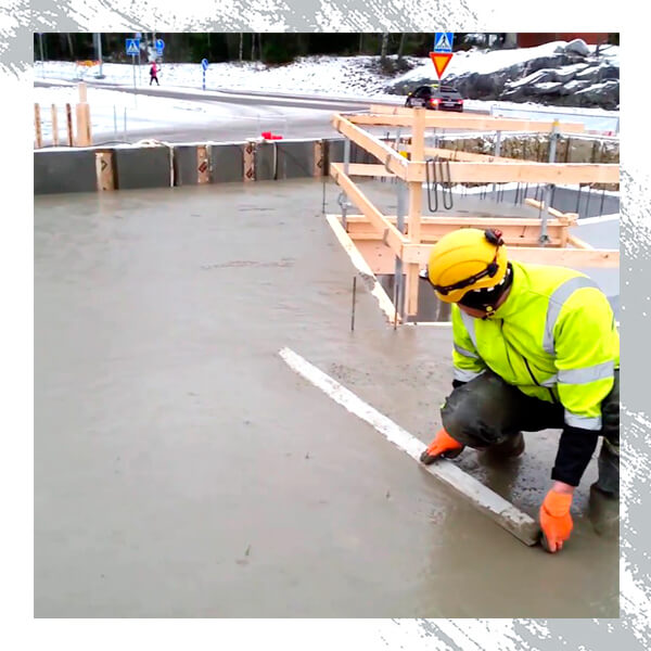 наливной пол в зимнее время